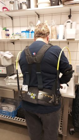 Meretes oplevelse med exoskelet
